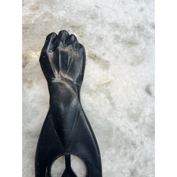 Vintage 9" Afro Hair Styling Pic Black Power Handle Peace Sign 1960-70’s - Picture 5 of 7